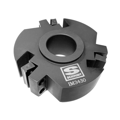 Schmidt Multiprofile Insert Head — 4" × 80mm, 1 1/4" bore, 3-Wing