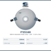 IT35160 160mm adjustable angle cutter spec card