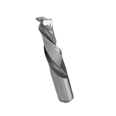 Solid Carbide Mortise Compression Bit, 1-Flute — CD 1/2" · CL 1-5/8" · SH 1/2" · OAL 3-1/2"