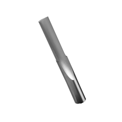 Solid Carbide O-Flute Straight Bit, 1-Flute — CD 1/8" · CL 1/2" · SH 1/4" · OAL 2"