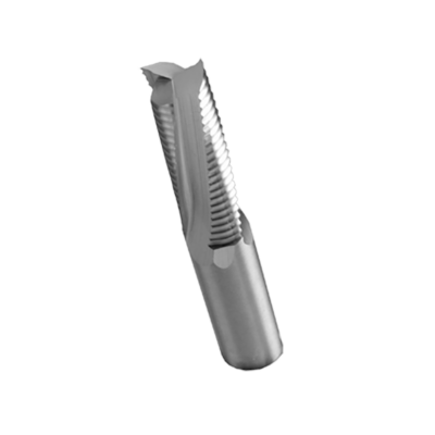 Solid Carbide Slow Spiral Bit, 3-Flute — CD 1/2" · CL 1-1/4" · SH 1/2" · OAL 3"
