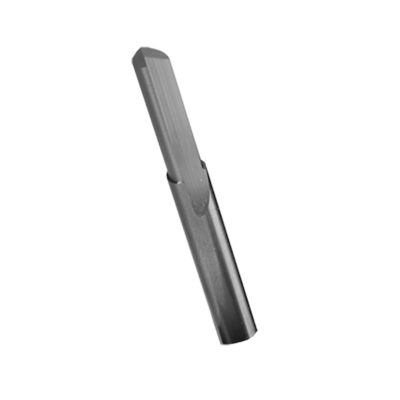 Solid Carbide Z-Flute Straight Bit, 2-Flute — CD 3/16" · CL 5/8" · SH 1/4" · OAL 2"